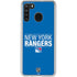 NHL New York Rangers Lineup Galaxy A21 Clear Case