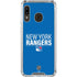 NHL New York Rangers Lineup Galaxy A30 Clear Case