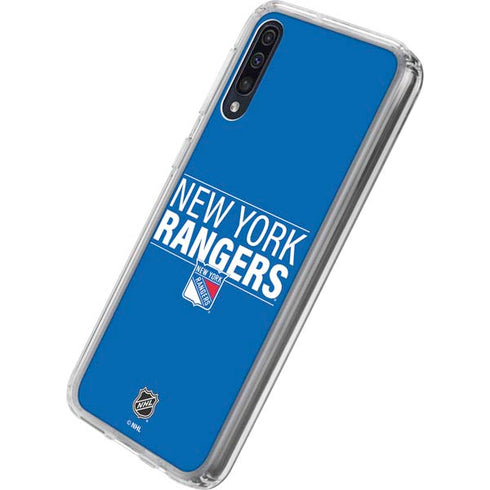 NHL New York Rangers Lineup Galaxy A50 Clear Case