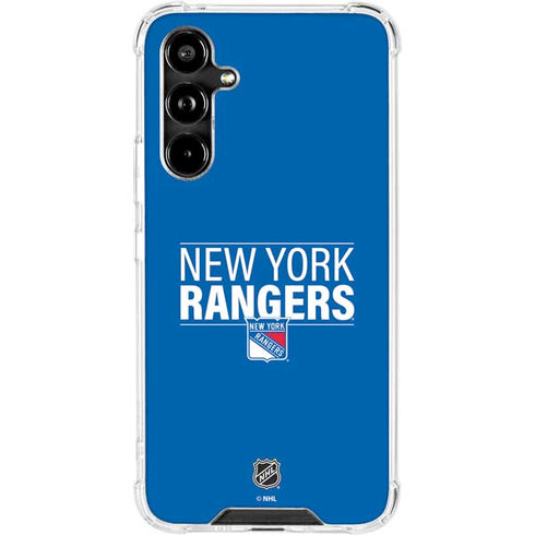NHL New York Rangers Lineup Galaxy A54 5G Clear Case