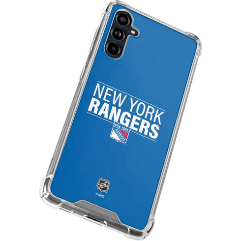 NHL New York Rangers Lineup Galaxy A54 5G Clear Case