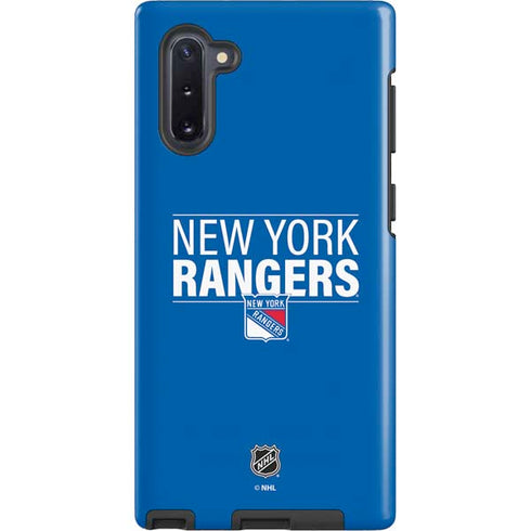 NHL New York Rangers Lineup Galaxy Note 10 Pro Case