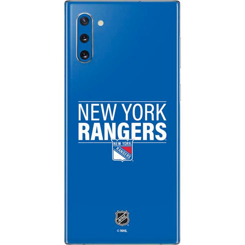 NHL New York Rangers Lineup Galaxy Note 10 Skin
