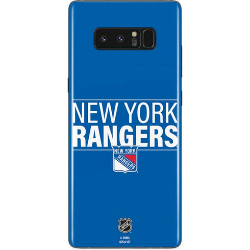NHL New York Rangers Lineup Galaxy Note 8 Skin
