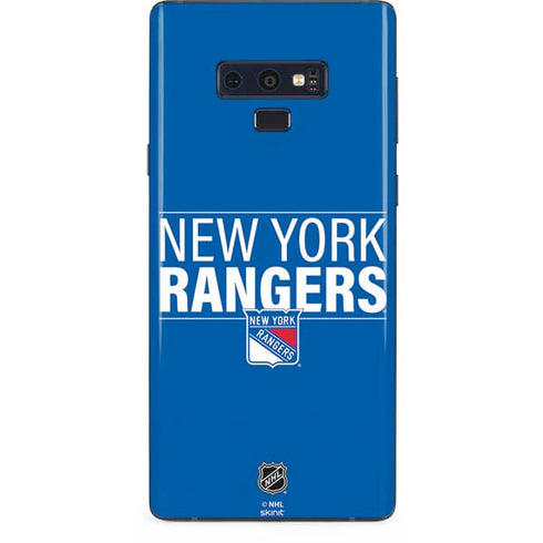 NHL New York Rangers Lineup Galaxy Note 9 Skin