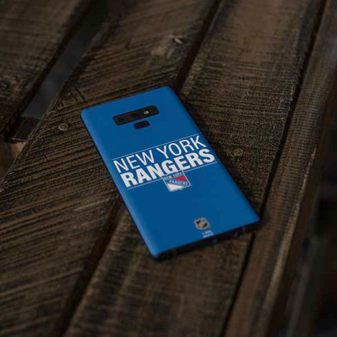 NHL New York Rangers Lineup Galaxy Note 9 Skin