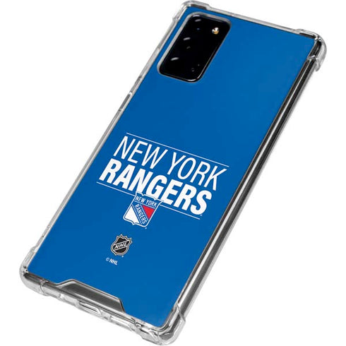 NHL New York Rangers Lineup Galaxy Note20 5G Clear Case