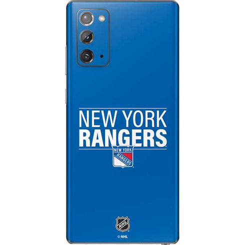 NHL New York Rangers Lineup Galaxy Note20 5G Skin