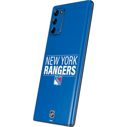 NHL New York Rangers Lineup Galaxy Note20 5G Skin