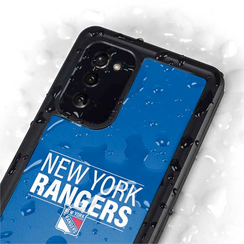 NHL New York Rangers Lineup Galaxy Note20 5G Waterproof Case