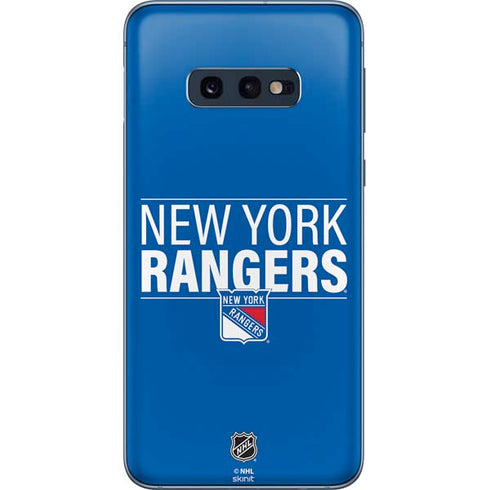 NHL New York Rangers Lineup Galaxy S10e Skin