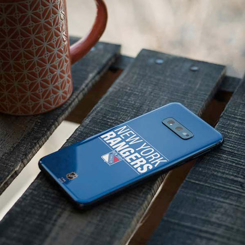 NHL New York Rangers Lineup Galaxy S10e Skin