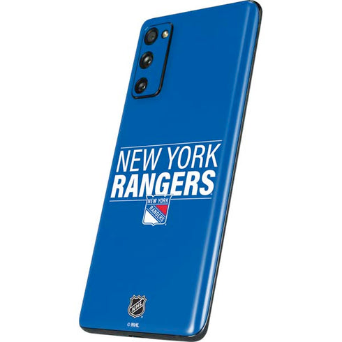 NHL New York Rangers Lineup Galaxy S20 Fan Edition Skin