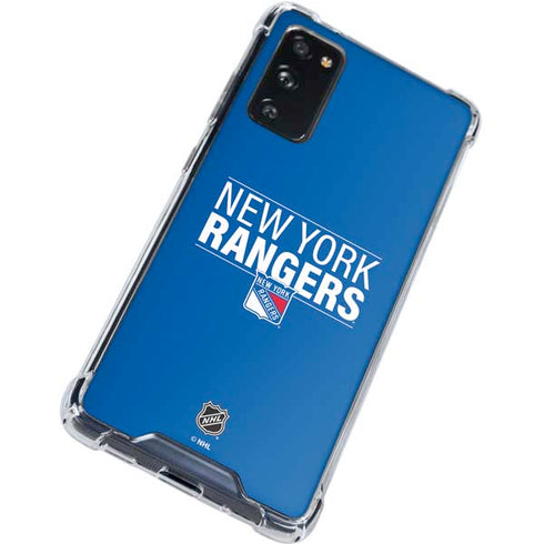 NHL New York Rangers Lineup Galaxy S20 FE Clear Case
