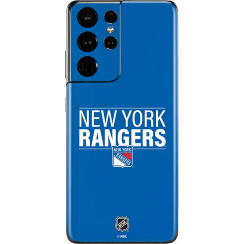 NHL New York Rangers Lineup Galaxy S21 Ultra 5G Skin