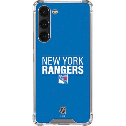 NHL New York Rangers Lineup Galaxy S23 Plus Clear Case