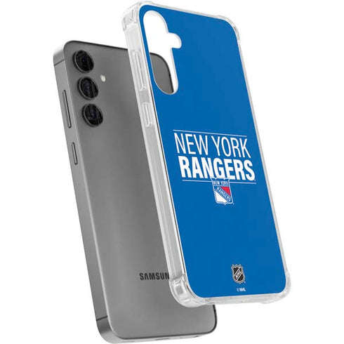 NHL New York Rangers Lineup Galaxy S24 Plus Clear Case
