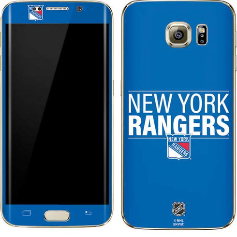 NHL New York Rangers Lineup Galaxy S7 Edge Skin