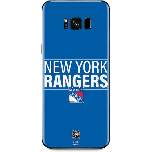 NHL New York Rangers Lineup Galaxy S8 Skin