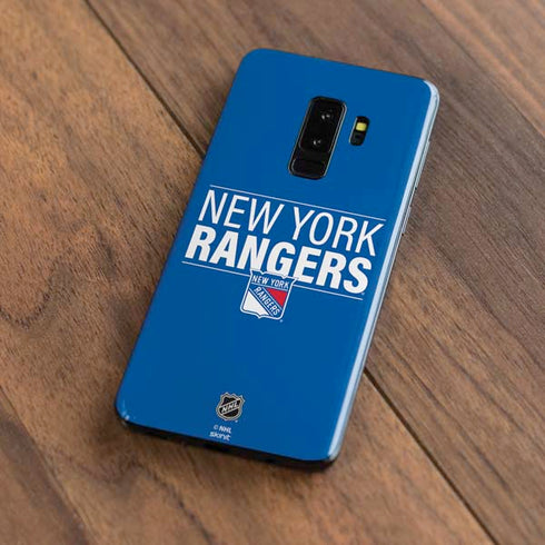 NHL New York Rangers Lineup Galaxy S9 Plus Skin
