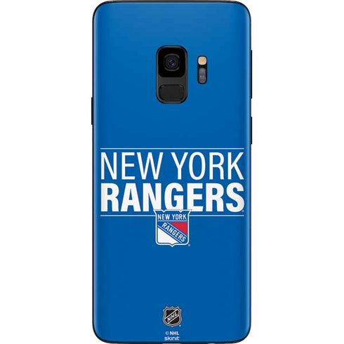 NHL New York Rangers Lineup Galaxy S9 Skin
