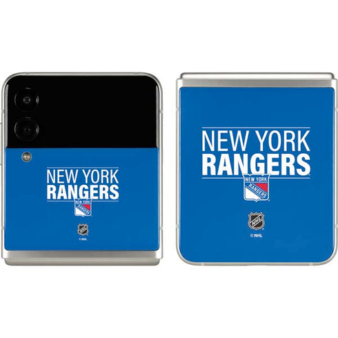 NHL New York Rangers Lineup Galaxy Z Flip3 5G Skin