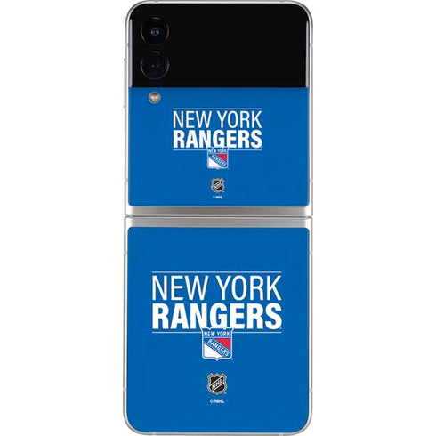 NHL New York Rangers Lineup Galaxy Z Flip3 5G Skin