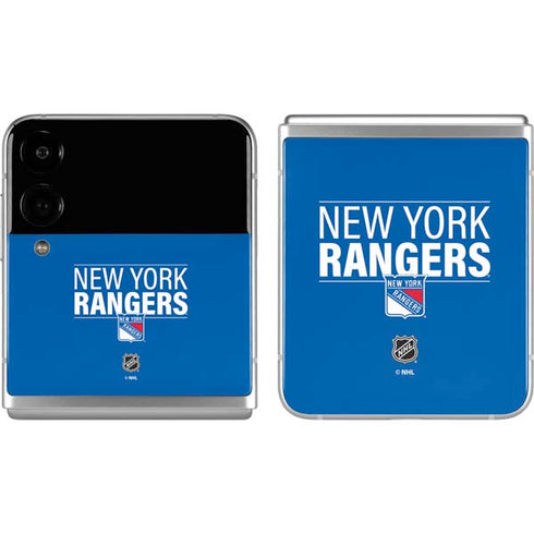 NHL New York Rangers Lineup Galaxy Z Flip4 5G Skin