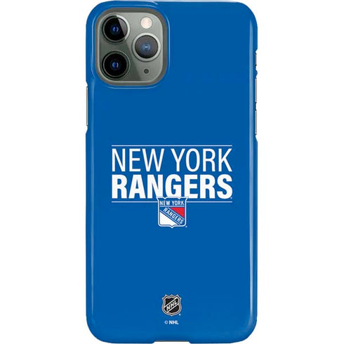 NHL New York Rangers Lineup iPhone 11 Pro Lite Case