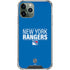 NHL New York Rangers Lineup iPhone 11 Pro Max Clear Case