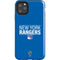 NHL New York Rangers Lineup iPhone 11 Pro Max Impact Case