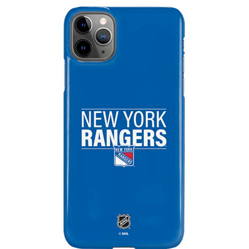 NHL New York Rangers Lineup iPhone 11 Pro Max Lite Case