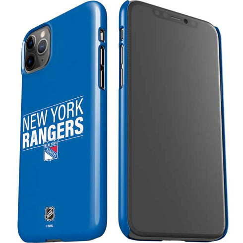 NHL New York Rangers Lineup iPhone 11 Pro Max Lite Case