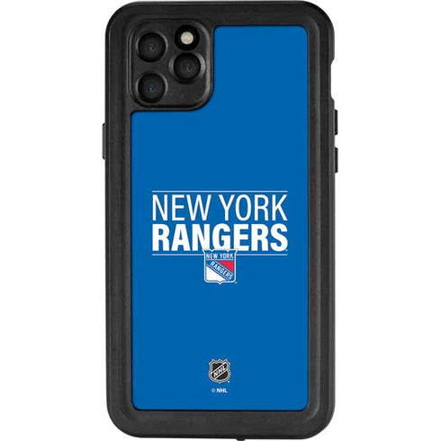 NHL New York Rangers Lineup iPhone 11 Pro Max Waterproof Case