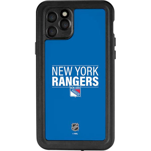 NHL New York Rangers Lineup iPhone 11 Pro Waterproof Case
