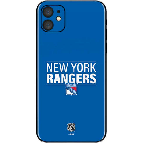 NHL New York Rangers Lineup iPhone 11 Skin