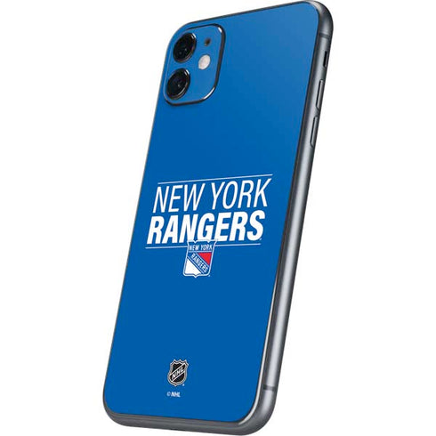 NHL New York Rangers Lineup iPhone 11 Skin