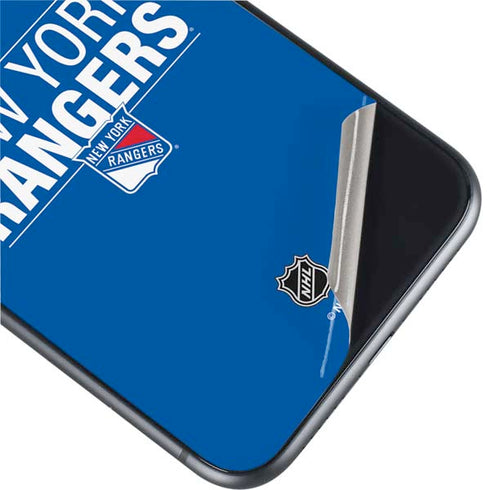 NHL New York Rangers Lineup iPhone 11 Skin