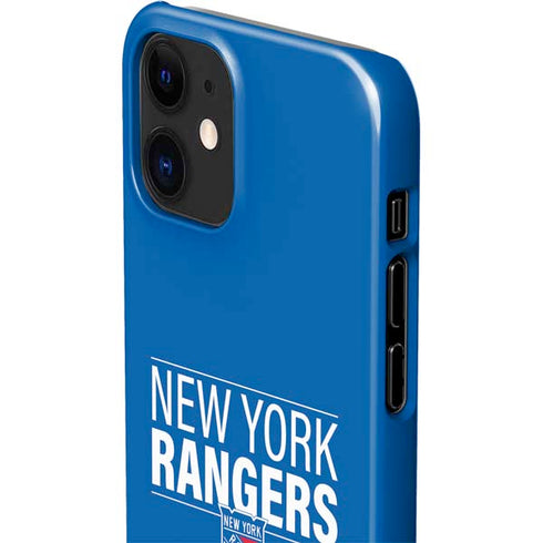 NHL New York Rangers Lineup iPhone 12 Mini Lite Case