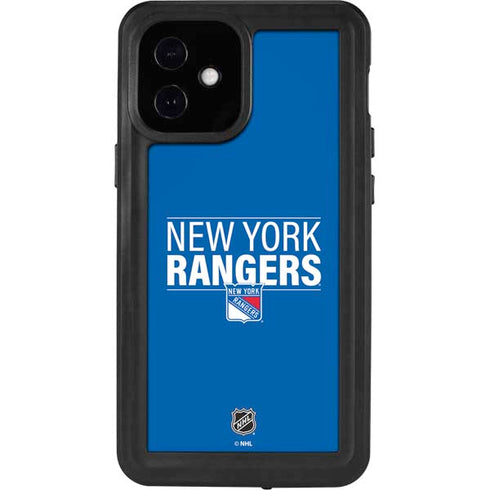 NHL New York Rangers Lineup iPhone 12 Mini Waterproof Case