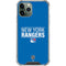 NHL New York Rangers Lineup iPhone 12 Pro Clear Case