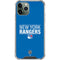 NHL New York Rangers Lineup iPhone 12 Pro Max Clear Case