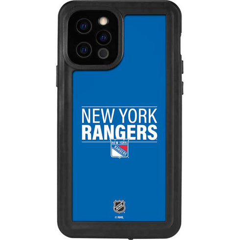 NHL New York Rangers Lineup iPhone 12 Pro Waterproof Case