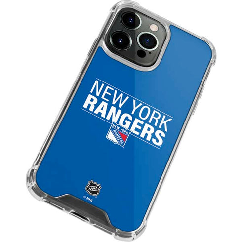 NHL New York Rangers Lineup iPhone 13 Pro Clear Case