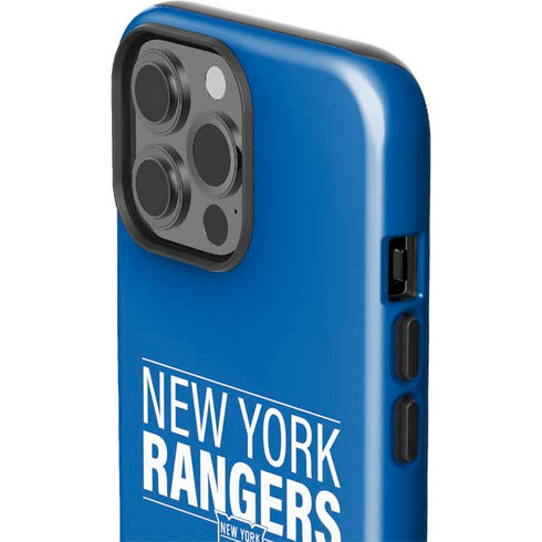NHL New York Rangers Lineup iPhone 13 Pro Max Impact Case