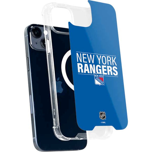 NHL New York Rangers Lineup iPhone 15 Plus MagSafe Case