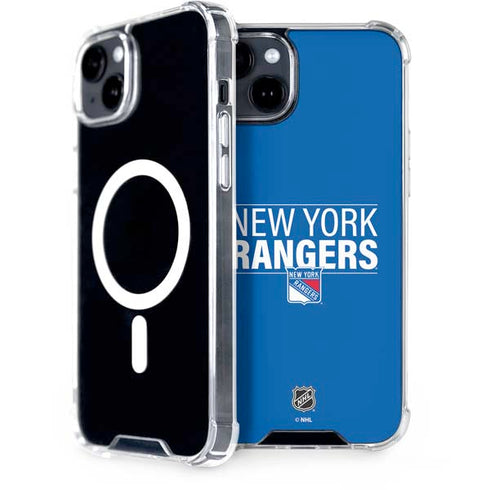 NHL New York Rangers Lineup iPhone 15 Plus MagSafe Case