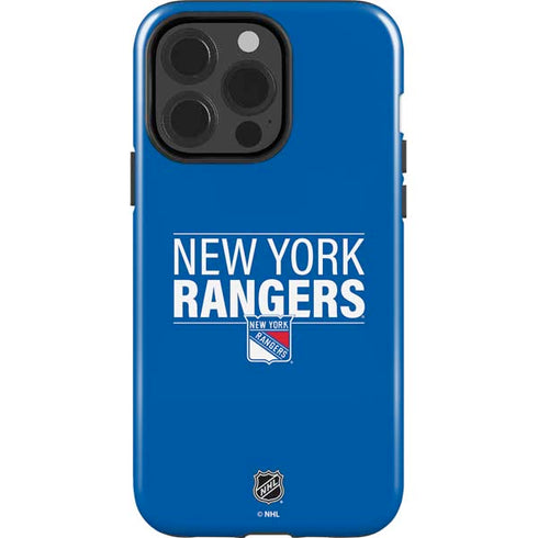 NHL New York Rangers Lineup iPhone 15 Pro Impact Case