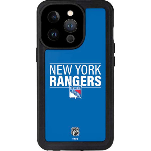NHL New York Rangers Lineup iPhone 14 Pro Waterproof Case