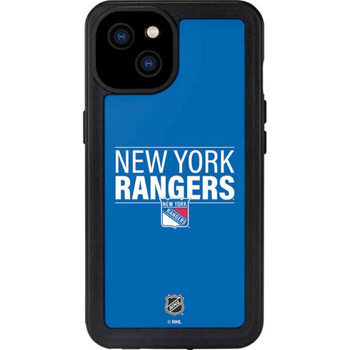 NHL New York Rangers Lineup iPhone 15 Plus Waterproof Case